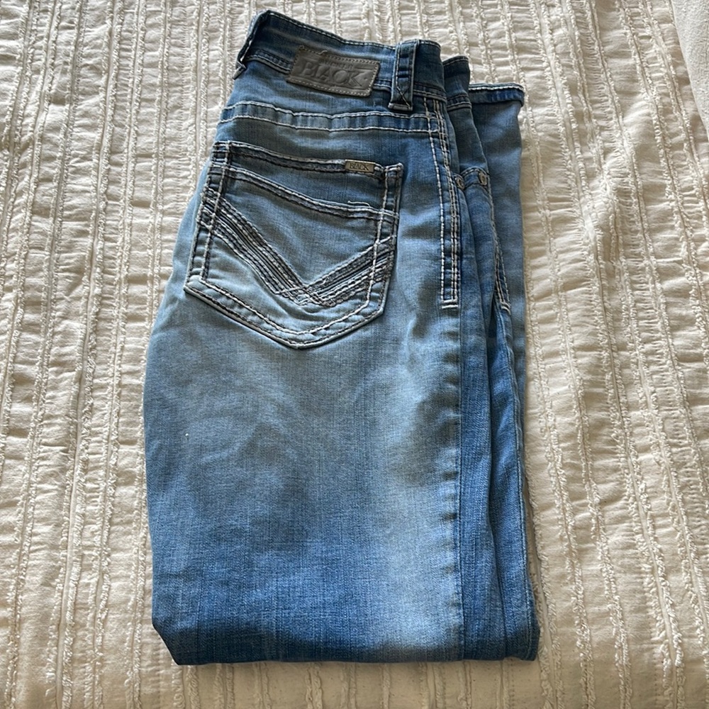 Buckle Black Jeans